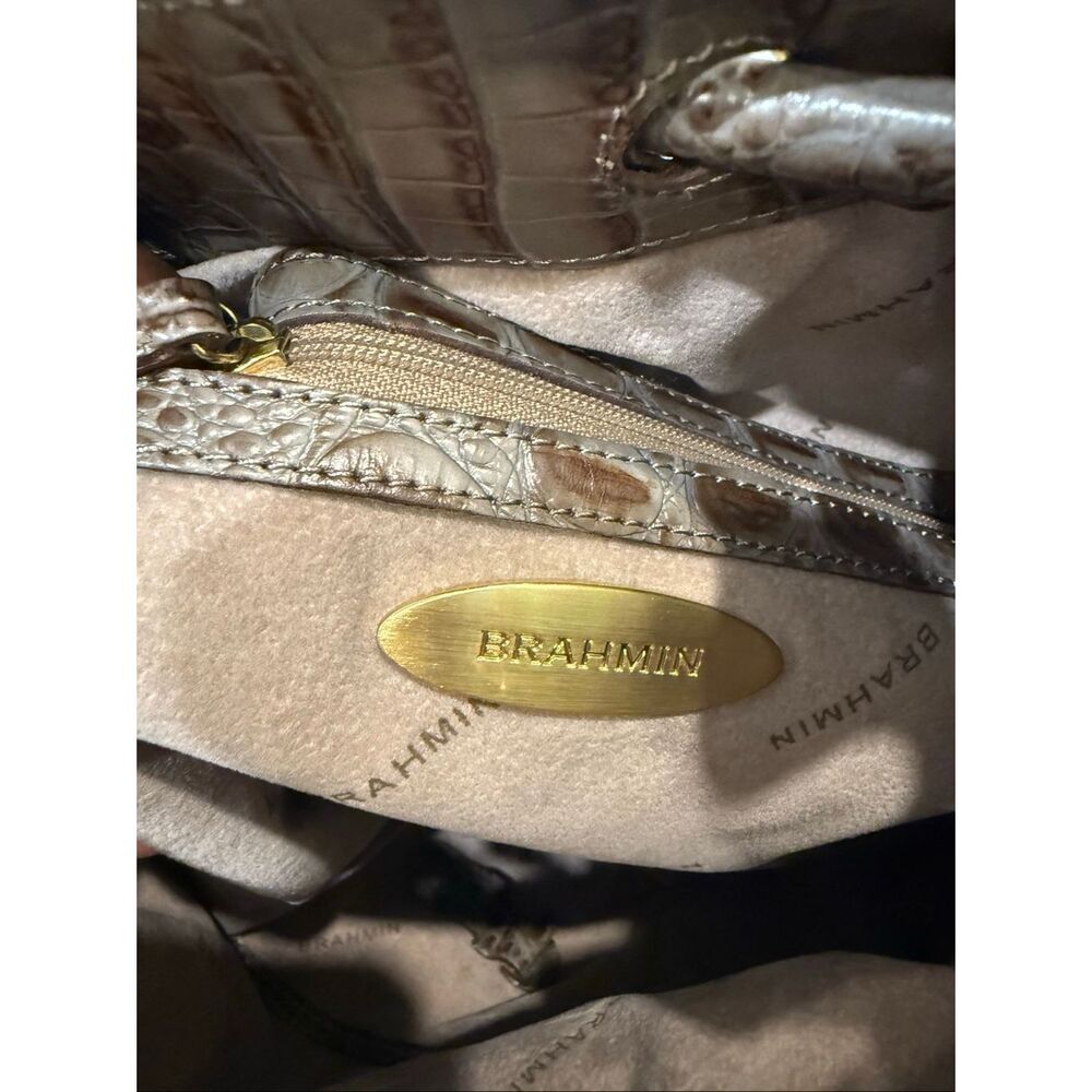 Brahmin Pecan Melbourne leather backpack - Picture 9 of 11